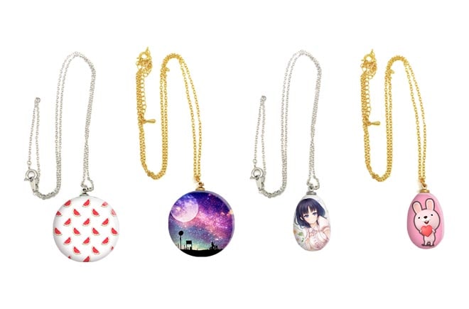 限定品 受注制作 オリオンの花 ガラスアクセ ネックレス ペンダント ダイカット 平面造形 タイプ 21年春夏再入荷 Sylvaniatownshippolice Com