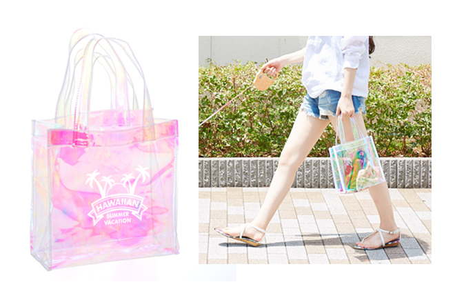 PVC オーロラバッグ 幅230×ﾏﾁ100×高230mm | オリジナルグッズ・OEM