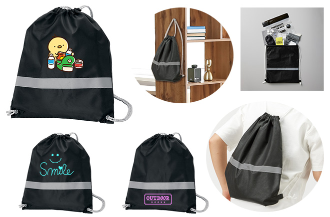 ナップサック付 防災10点セット | オリジナルグッズ・OEM・ノベルティ製作