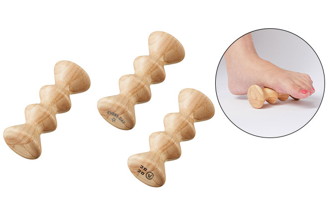 廃材再利用 ラバーウッド エコ ツボ押しグッズ フット | オリジナル