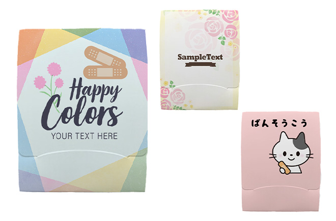 日本製 オリジナル台紙 絆創膏 | オリジナルグッズ・OEM・ノベルティ製作