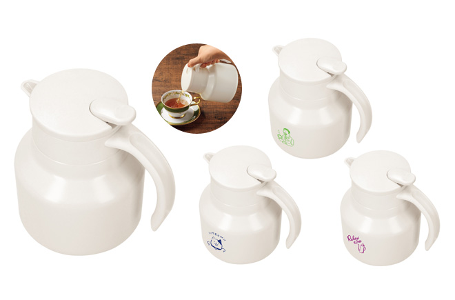 ワンタッチレバー 卓上 真空 ポット 800ml | オリジナルグッズ・OEM