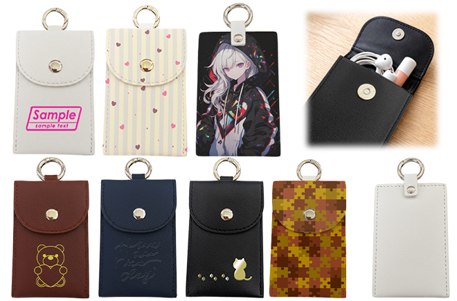 PUレザー 縦型 小物ケース | オリジナルグッズ・OEM・ノベルティ製作